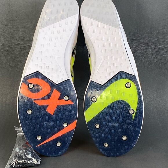 Men's Nike Zoomx Dragonfly XC White Black Total Orange  Size 14 - Picture 12 of 12